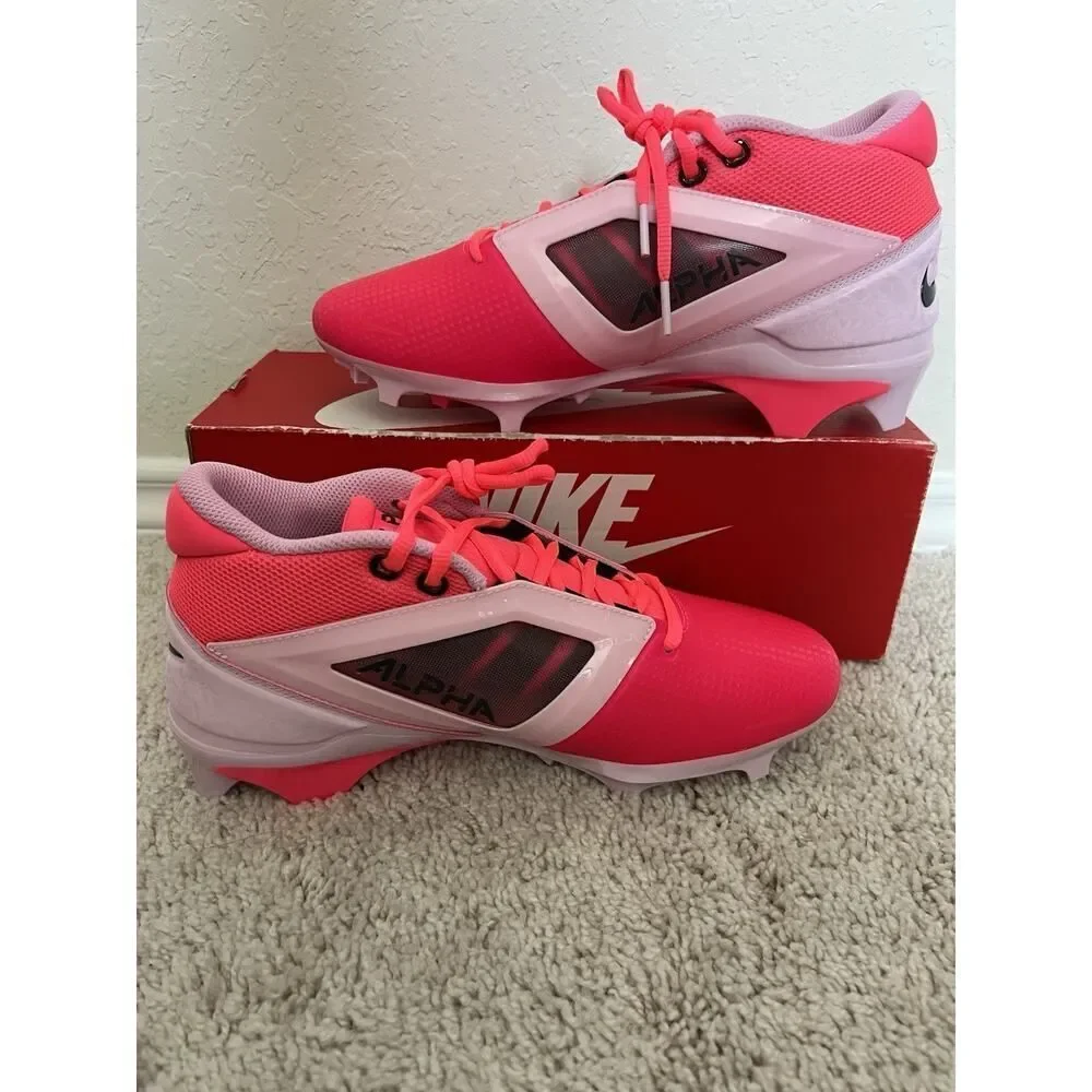 Nike Alpha Menace 4 Pro NRG Racer Pink/Grey HJ4568-600 Size 9 New